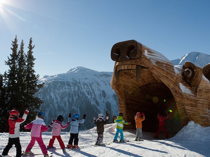 Bear's Slope - bear's head at the Alpkopf | © Serfaus-Fiss-Ladis/Tirol