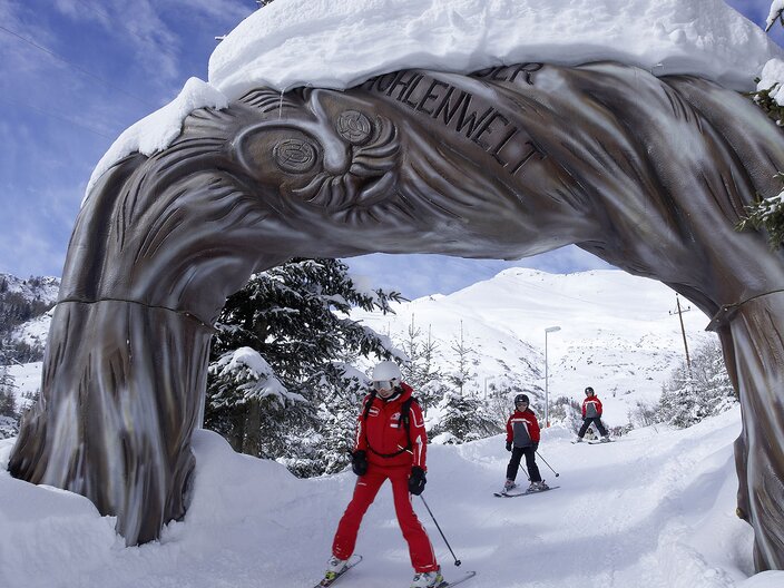 ski adventure at the Cave World | © Serfaus-Fiss-Ladis/Tirol