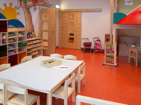 Aufenthaltsraum Murmlikrippe | © Seilbahn Komperdell GmbH | Andreas Kirschner