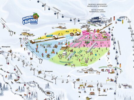 Skizze Übersicht Kinderschneealm | © Serfaus-Fiss-Ladis/Tirol