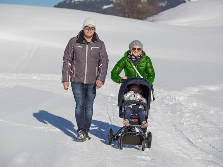 Winter hiking in Serfaus-Fiss-Ladis - Easy with the eBuggy | © Andreas Kirschner