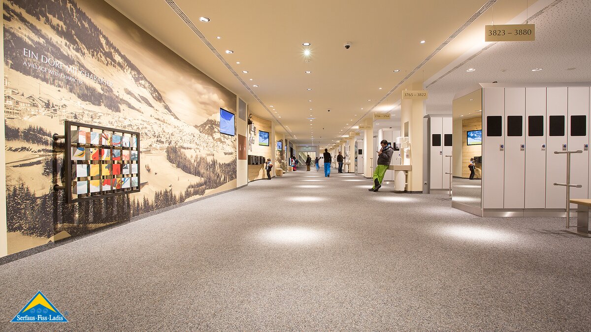 Skidepot Fiss - hell und freundlich | © Serfaus-Fiss-Ladis/Tirol