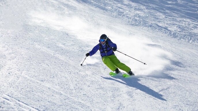 Skifahrer in Serfaus-Fiss-Ladis