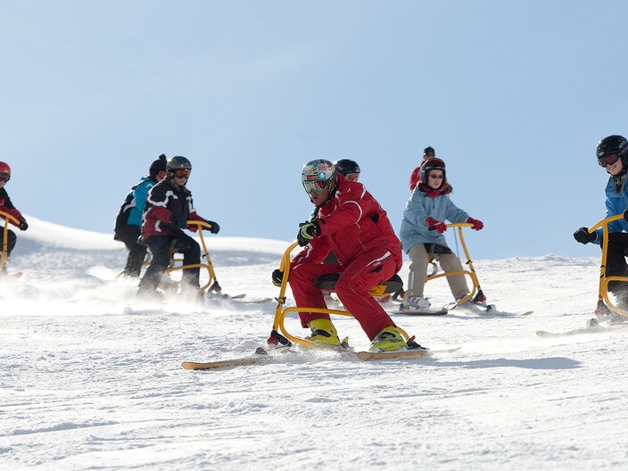 Snowbike - Spaß auf der Piste | © Serfaus-Fiss-Ladis/Tirol