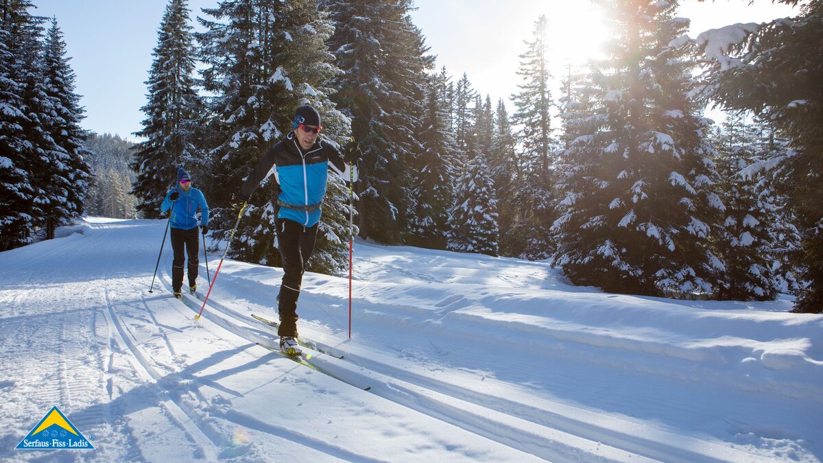Langlaufen auf den zahlreichen Langlaufloipen in Serfaus-Fiss-Ladis in Tirol  | © Serfaus-Fiss-Ladis Marketing GmbH | Andreas Kirschner 