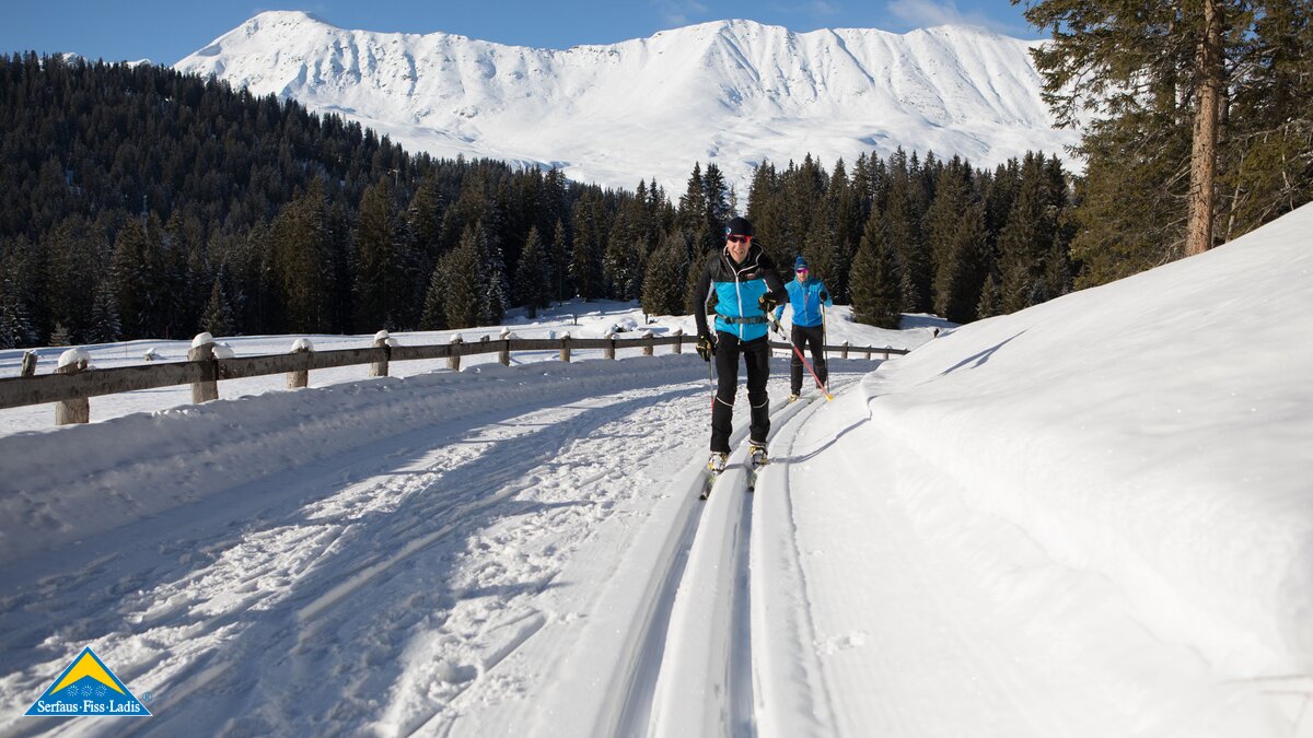 Langlaufen auf den zahlreichen Langlaufloipen in Serfaus-Fiss-Ladis | © Serfaus-Fiss-Ladis Marketing GmbH | Andreas Kirschner 