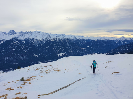 Pistenskitouren an und auf der Piste in Serfaus-Fiss-Ladis | © David Burtscher