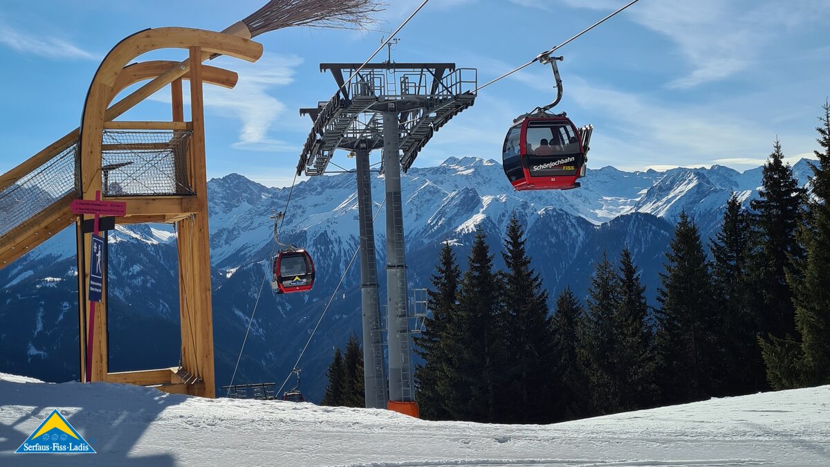 Hexenrodelbahn in Fiss in Tirol/Österreich | © Serfaus-Fiss-Ladis Marketing GmbH