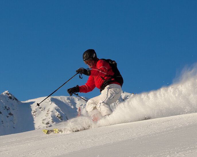 Erste Spur - die ersten Spuren im Schnee | © Serfaus-Fiss-Ladis/Tirol
