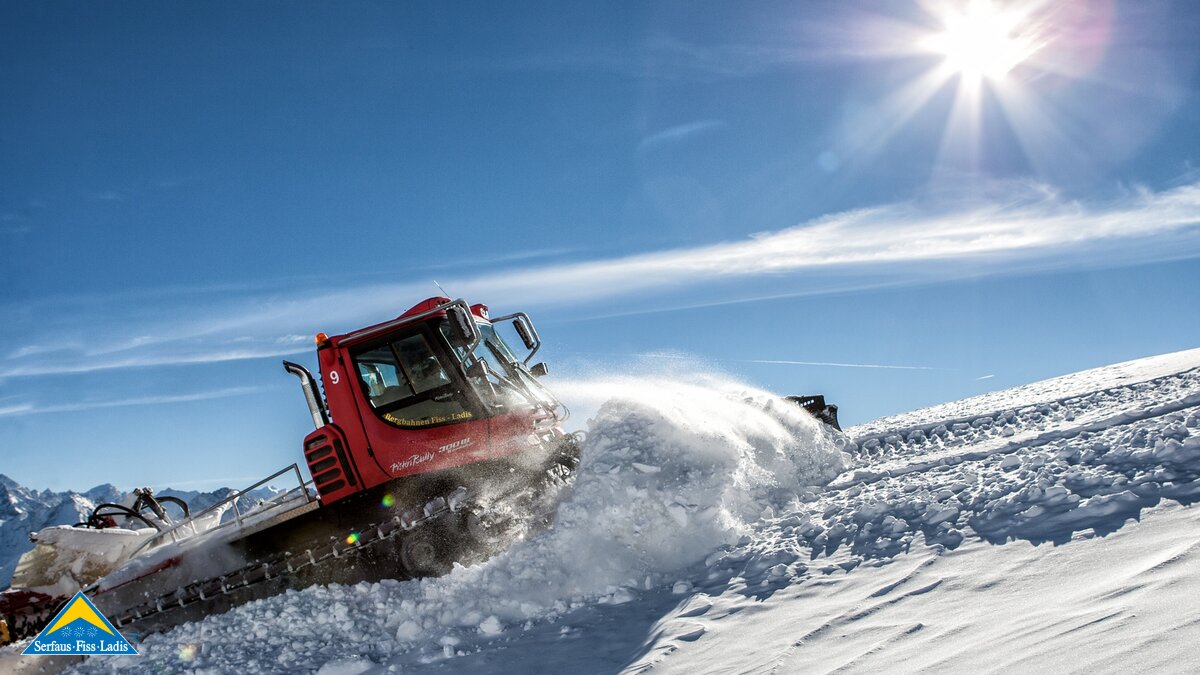 Pistenbully Tour - Präparierung hautnah erleben | © Serfaus-Fiss-Ladis/Tirol