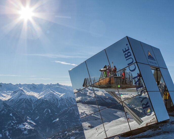 Crystal Cube - Highlight mit Panoramaaussicht | © Serfaus-Fiss-Ladis/Tirol