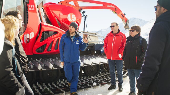 Blick hinter die Kulissen Winter | © Seilbahn Komperdell GmbH