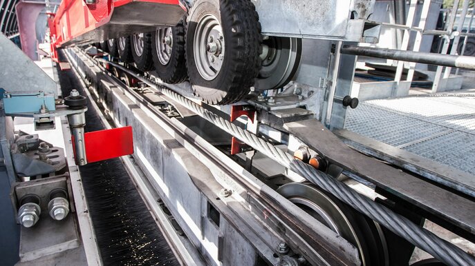 Seilbahntechnik in Serfaus-Fiss-Ladis