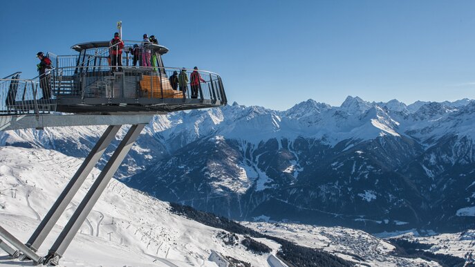 Z1 Plattform mit Panoramaaussicht | © Serfaus-Fiss-Ladis/Tirol