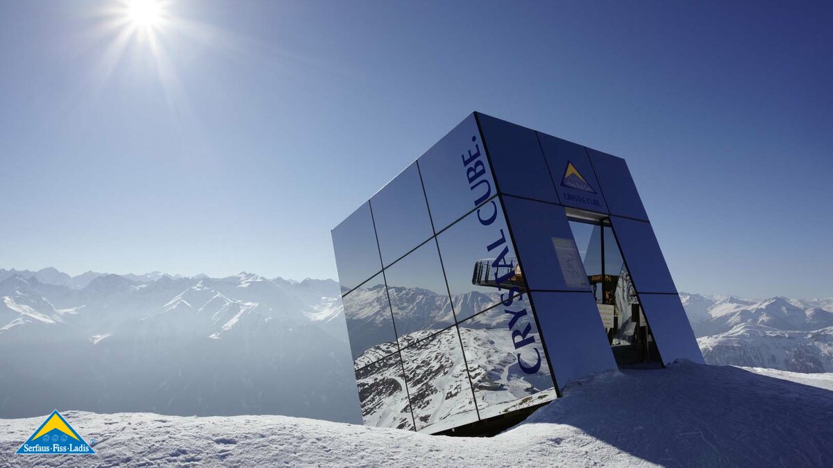Der Crystal Cube in Serfaus-Fiss-Ladis in Tirol Österreich | © Andreas Kirschner