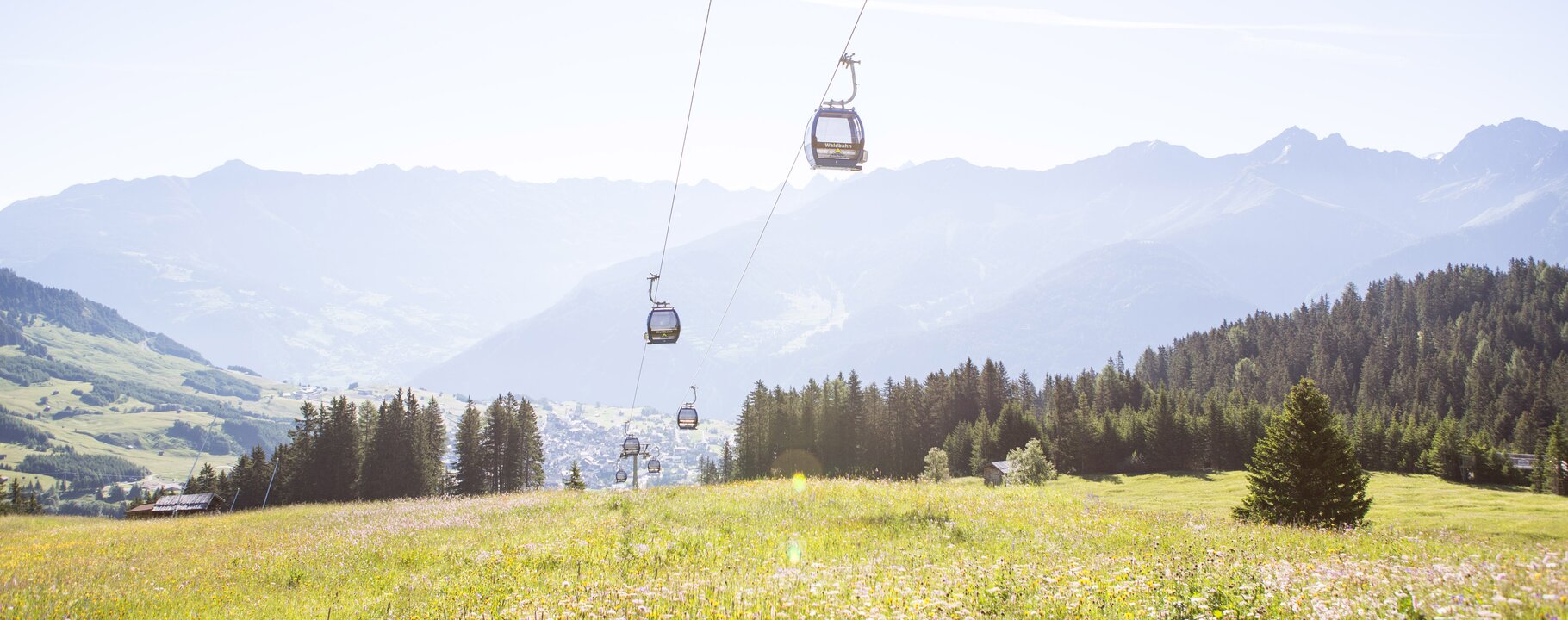 Gondeln der Schönjochbahn in Serfaus-Fiss-Ladis | © Sepp Mallaun