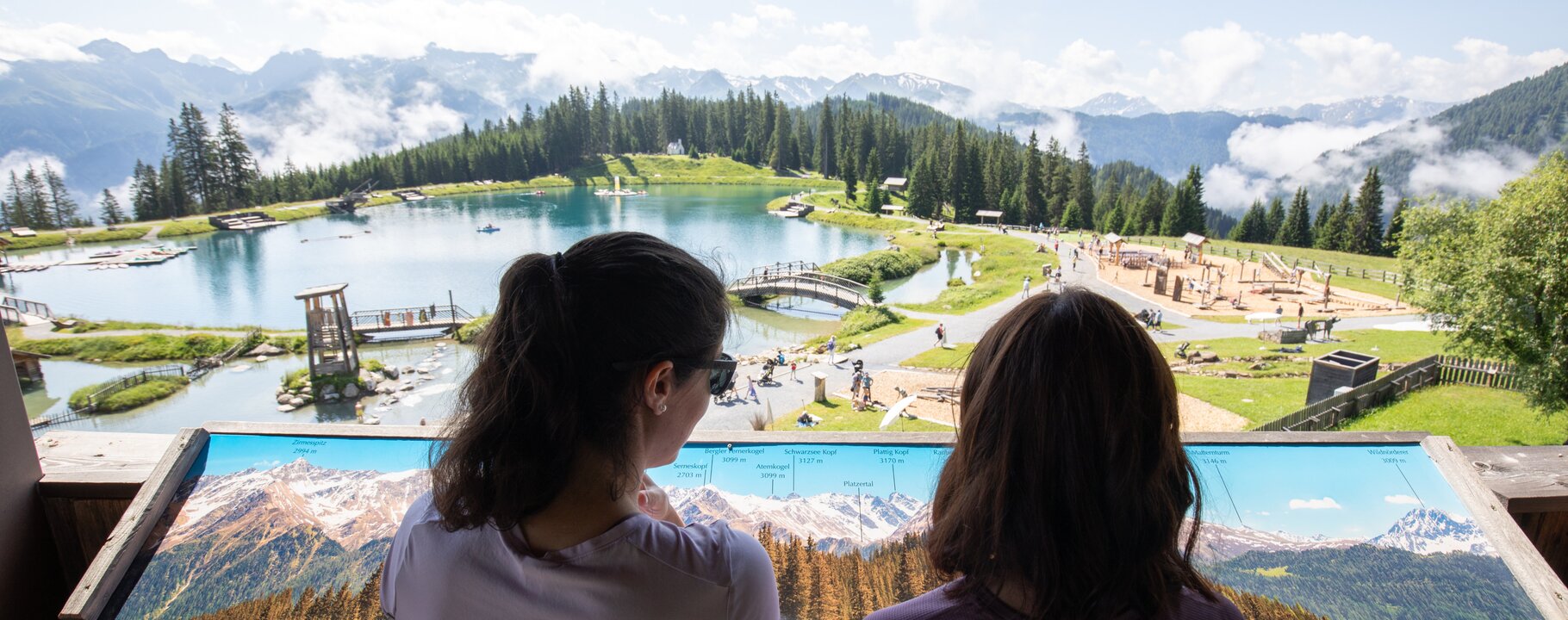 Ausblick auf den Högsee in Serfaus | © www.foto-mueller.com