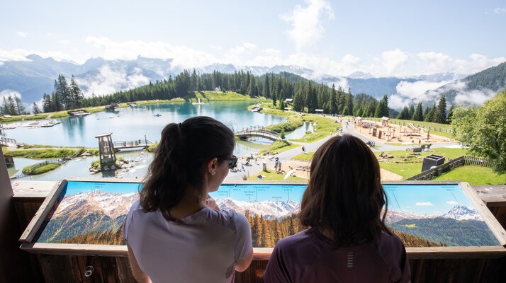 Ausblick auf den Högsee in Serfaus | © www.foto-mueller.com