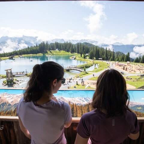 Ausblick auf den Högsee in Serfaus | © www.foto-mueller.com