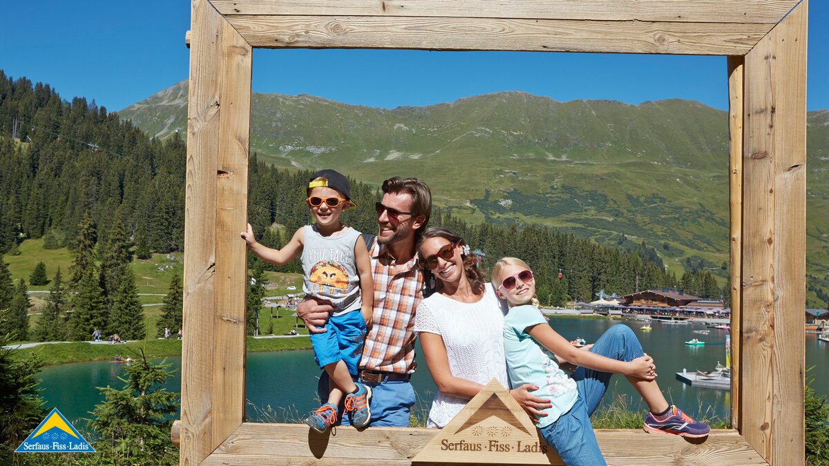Fotopoint im Erlebnispark Hög | © Serfaus-Fiss-Ladis/Tirol