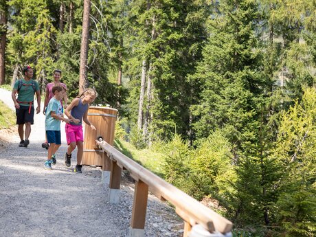 Holzkugelweg Serfaus | © Seilbahn Komperdell GmbH | Andreas Kirschner