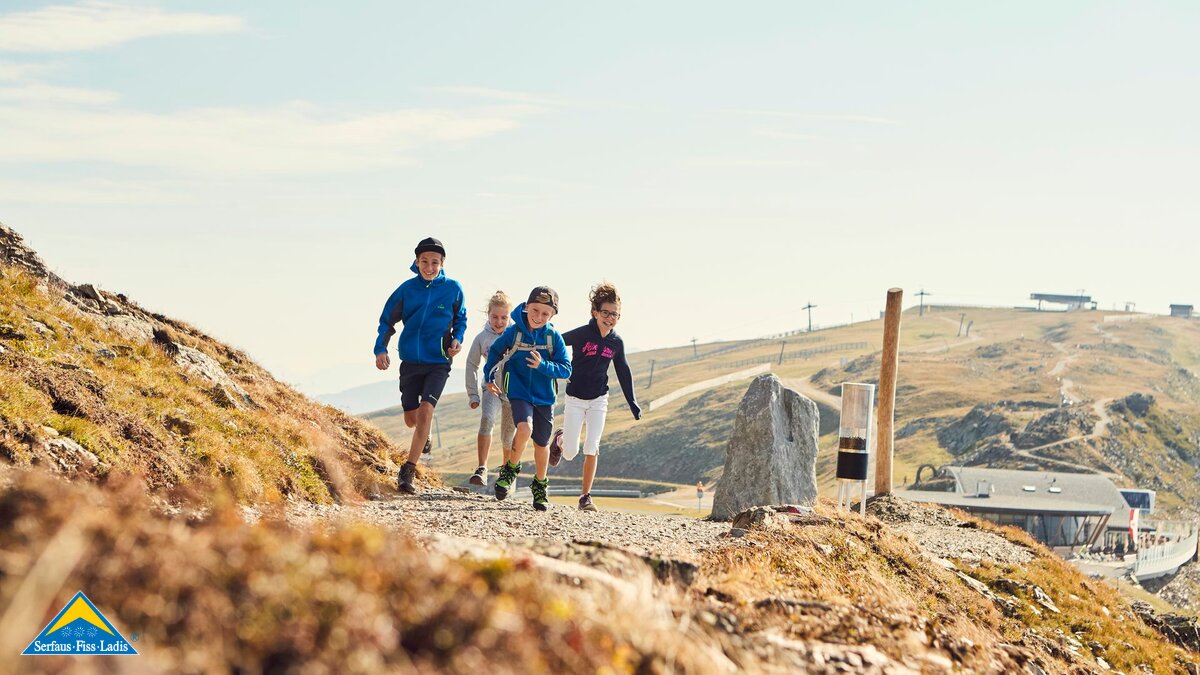 The Golden Man Trail is an interactive theme trail for the whole family in Serfaus-Fiss-Ladis in Tyrol | © christianwaldegger.com