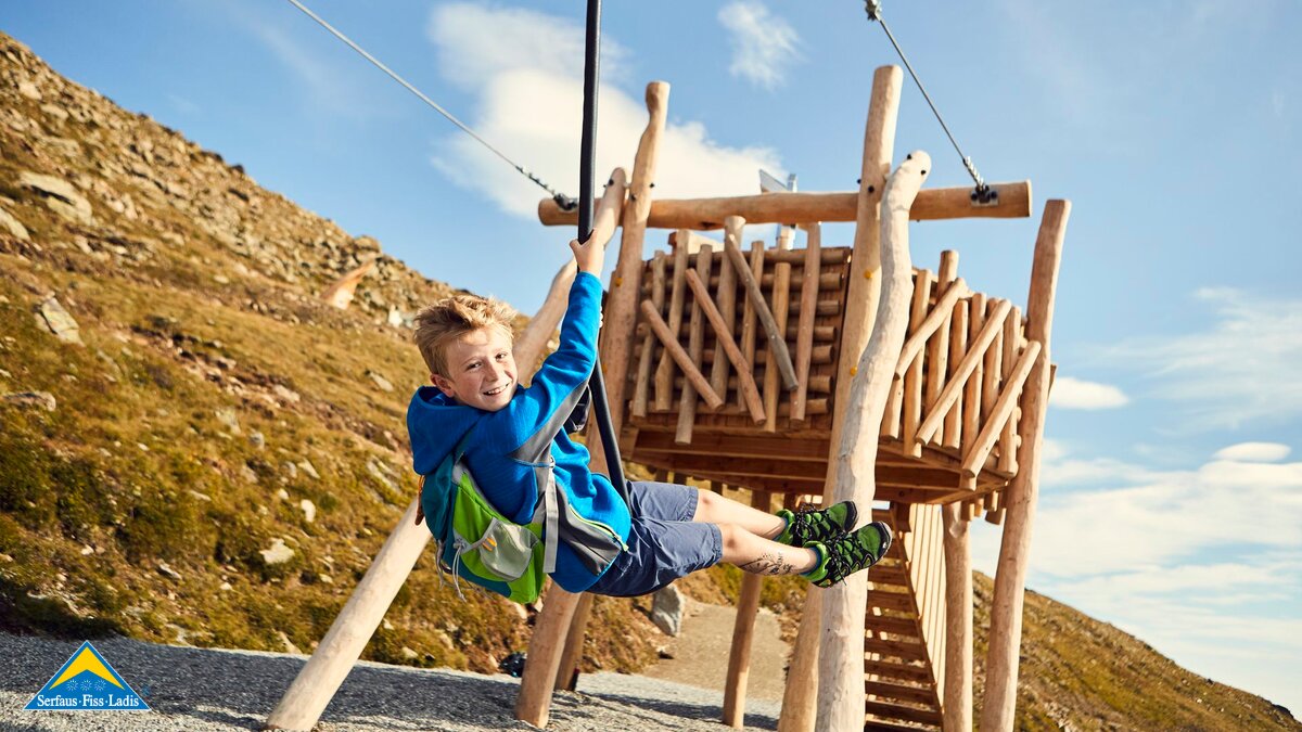 The Golden Man Trail is an interactive theme trail for the whole family in Serfaus-Fiss-Ladis in Tyrol | © christianwaldegger.com