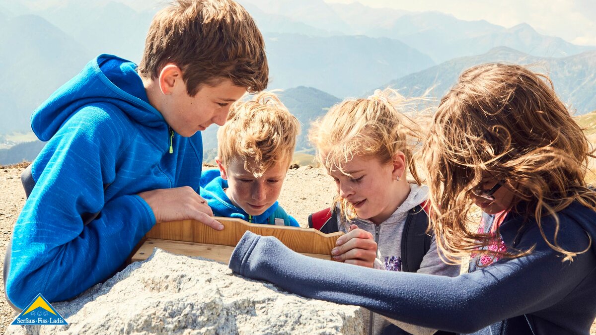 The Golden Man Trail is an interactive theme trail for the whole family in Serfaus-Fiss-Ladis in Tyrol | © christianwaldegger.com