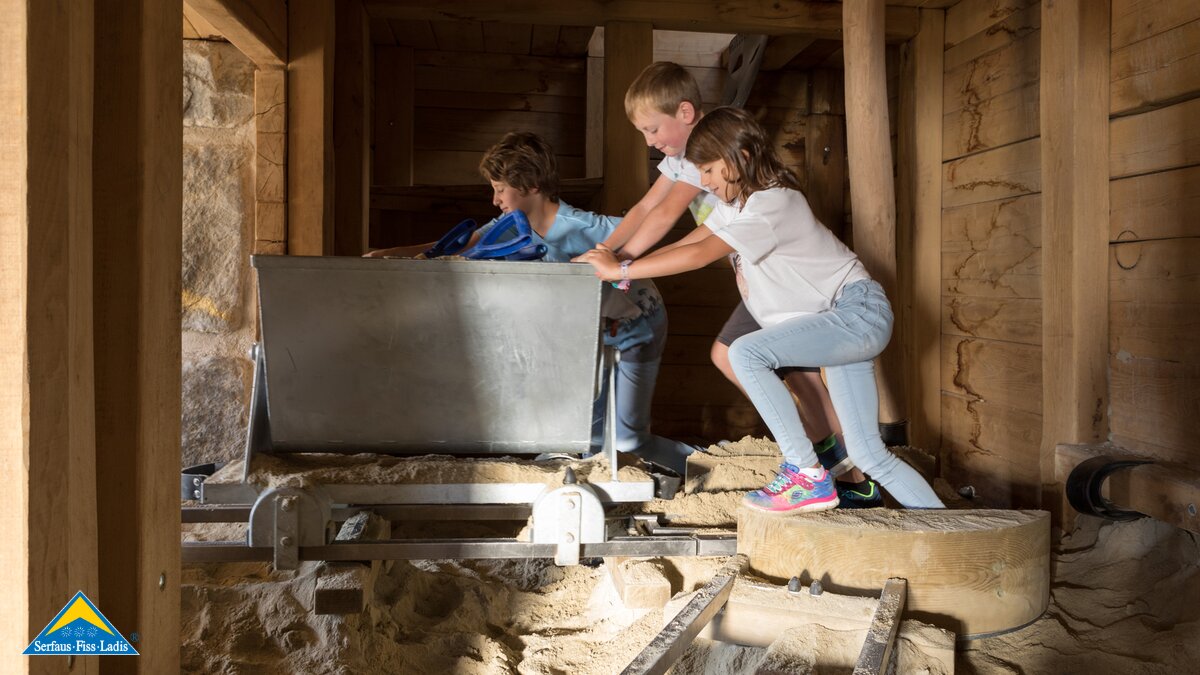 Kids are playing in the children's mine at their holidays in Serfaus-Fiss-Ladis in Tyrol | © Andreas Kirschner