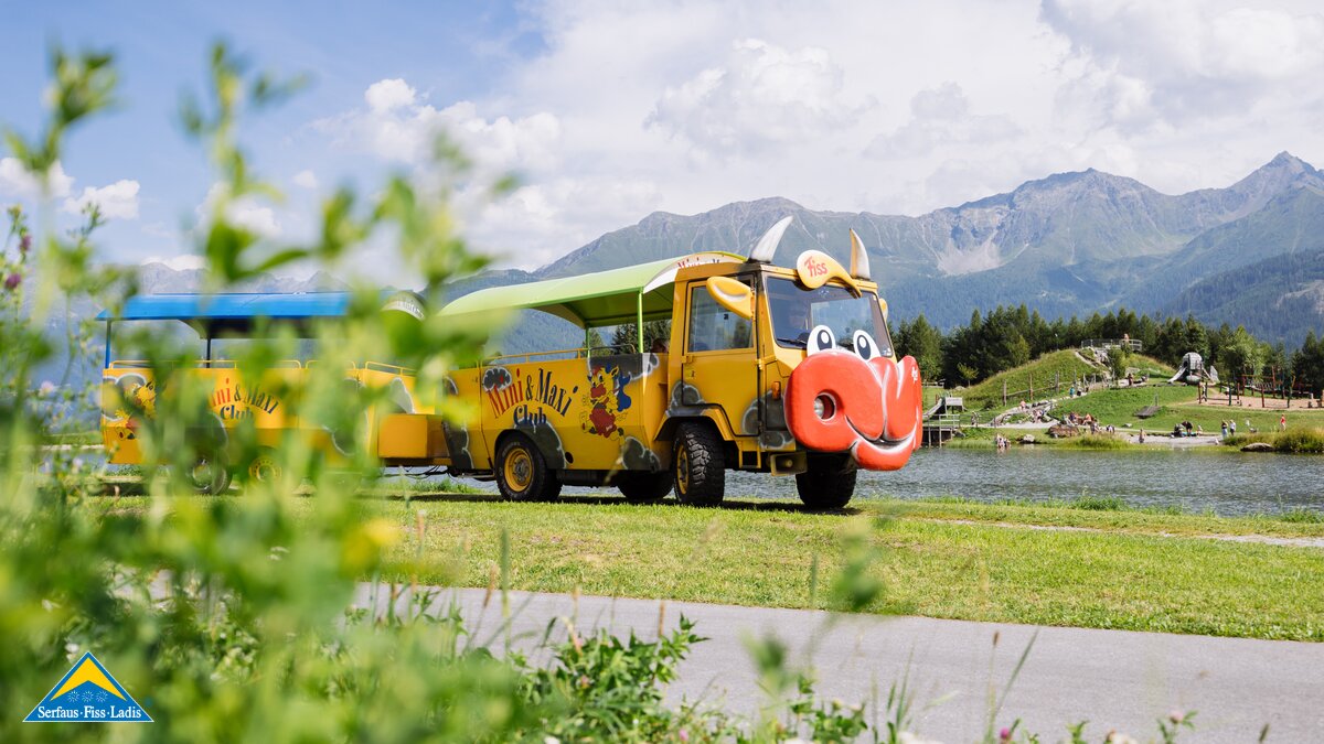 Flotte Berta unterwegs in Serfaus-Fiss-Ladis, Tirol Österreich  | © Serfaus-fiss-Ladis Marketing GmbH | Fabian Schirgi