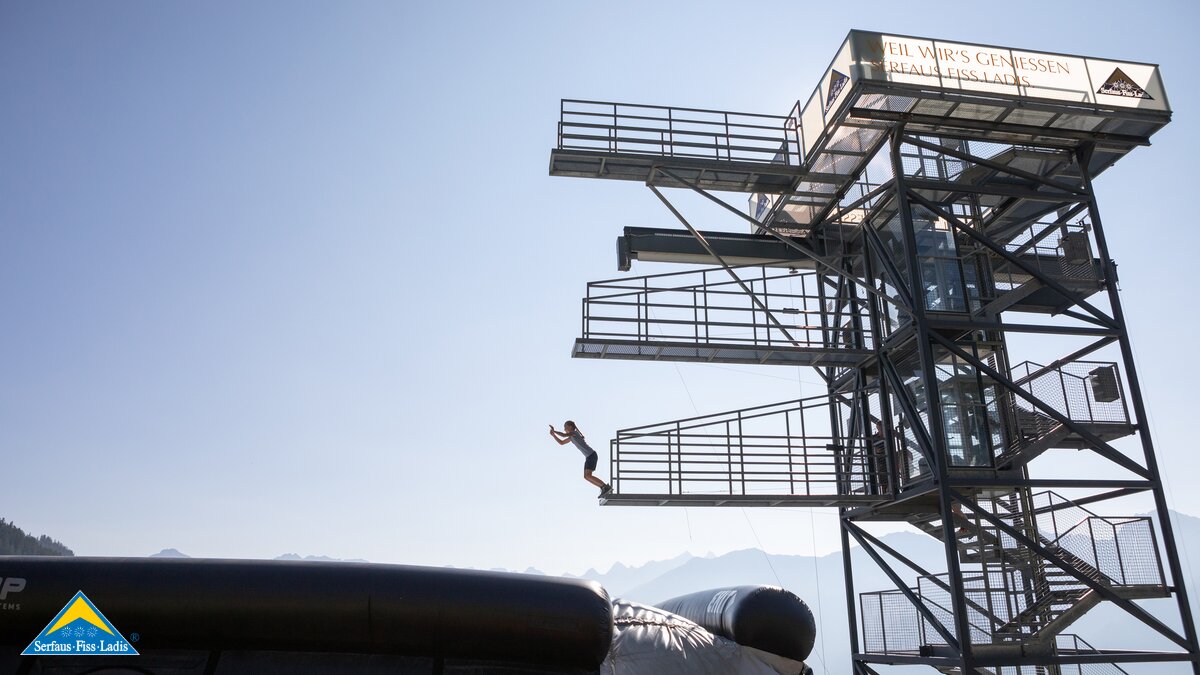 Sommer-Funpark Fiss | © Fisser Bergbahnen GmbH | Andreas Kirschner