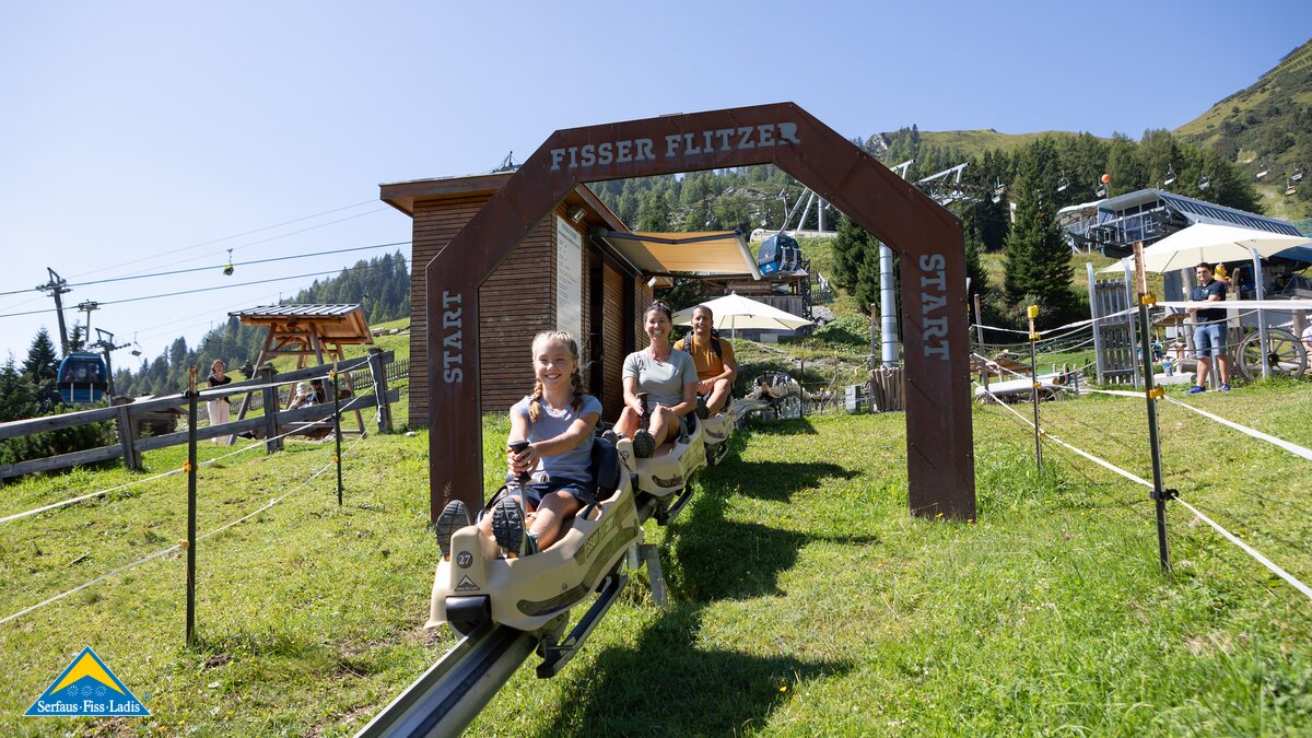 Sommer-Funpark Fiss | © Fisser Bergbahnen GmbH | Andreas Kirschner