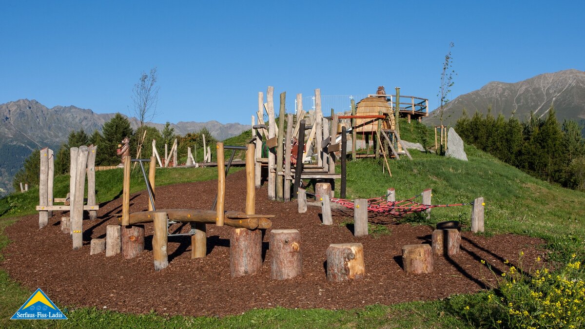 Erlebnisspielplatz am Wolfsee in Fiss | © Serfaus-Fiss-Ladis Marketing GmbH