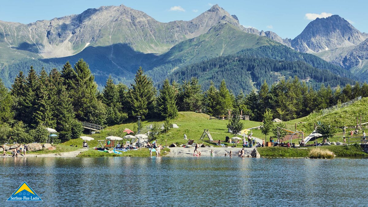 Unterhaltung und Erholung am Wolfsee in Fiss | © christianwaldegger.com