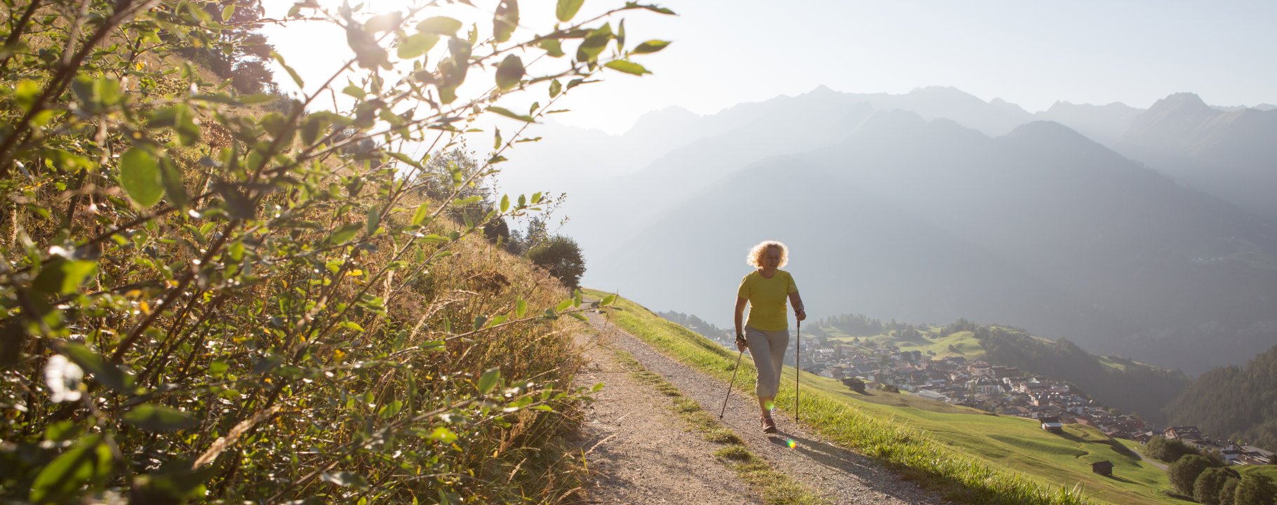 Nordic Walking in den Alpen in Serfaus-Fiss-Ladis  | © Serfaus-Fiss-Ladis Marketing GmbH | Andreas Kirschner