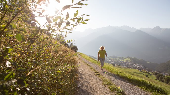 Nordic Walking in den Alpen in Serfaus-Fiss-Ladis  | © Serfaus-Fiss-Ladis Marketing GmbH | Andreas Kirschner