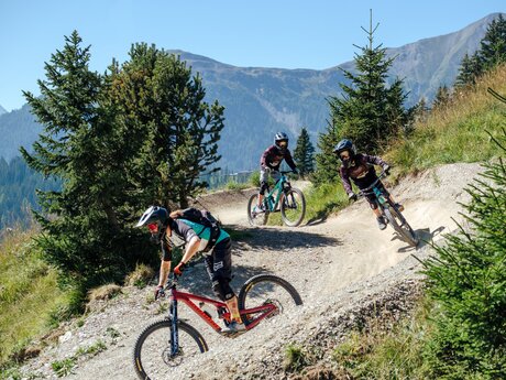 Mountainbiken am Komperdelltrail in Serfaus-Fiss-Ladis | © Christian Waldegger