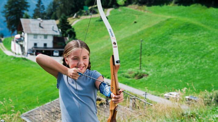 Bogenschießen in Serfaus-Fiss-Ladis  | © Serfaus-fiss-Ladis Marketing GmbH | Adriann Hann-Virtkreativ GmbH