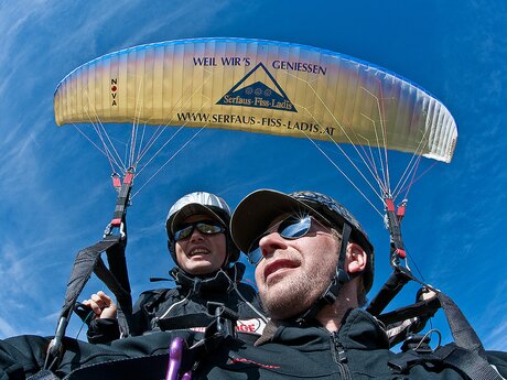 Paragleiten in Serfaus-Fiss-Ladis  | © Serfaus-Fiss-Ladis Marketing GmbH