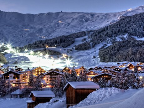 beleuchtete Möseralmabfahrt in Fiss | © Serfaus-Fiss-Ladis/Tirol