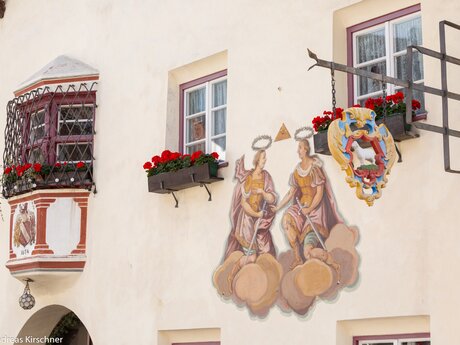 Wandmalerei in Serfaus-Fiss-Ladis