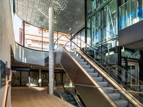 Die neue Dorfbahn Station Kirche von innen | © Andreas Schalber