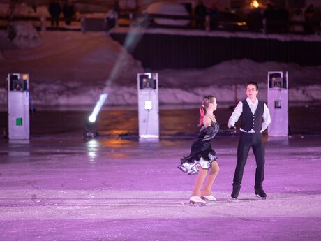 Eiskunstlauf beim Magic Ladis in Serfaus-Fiss-Ladis in Tirol | © Andreas Kirschner