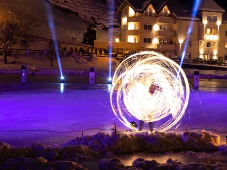 Feuershow bei Fire & Ice 2019 in Ladis in Tirol | © Andreas Kirschner