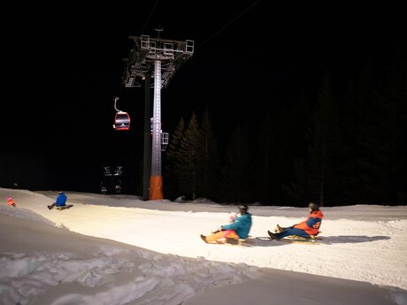 Nachtrodeln in Fiss | © Fisser Bergbahnen GmbH | Andreas Kirschner
