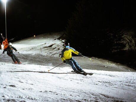 beleuchtete Möseralmabfahrt in Serfaus-Fiss-Ladis | © Serfaus-Fiss-Ladis Marketing GmbH | Markus Lindl