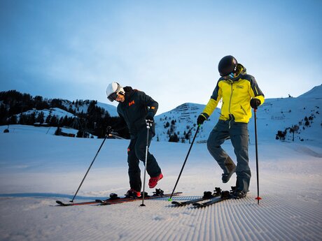 beleuchtete Möseralmabfahrt in Serfaus-Fiss-Ladis | © Serfaus-Fiss-Ladis Marketing GmbH | Markus Lindl