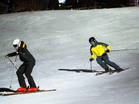 beleuchtete Möseralmabfahrt in Serfaus-Fiss-Ladis | © Serfaus-Fiss-Ladis Marketing GmbH | Markus Lindl