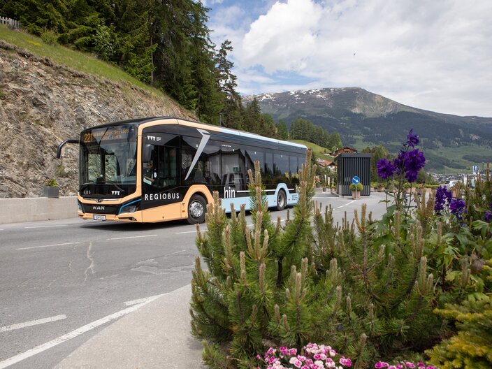 Der Wanderbus in Serfaus-Fiss-Ladis in Tirol | © Andreas Kirschner