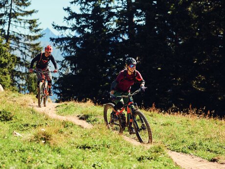 Entdecke die Singletrails in Serfaus-Fiss-Ladis | © Christian Waldegger